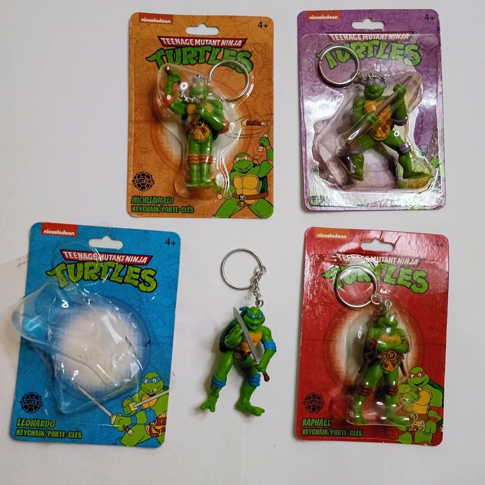 Teenage Mutant Ninja Turtles Keychain Collectible New